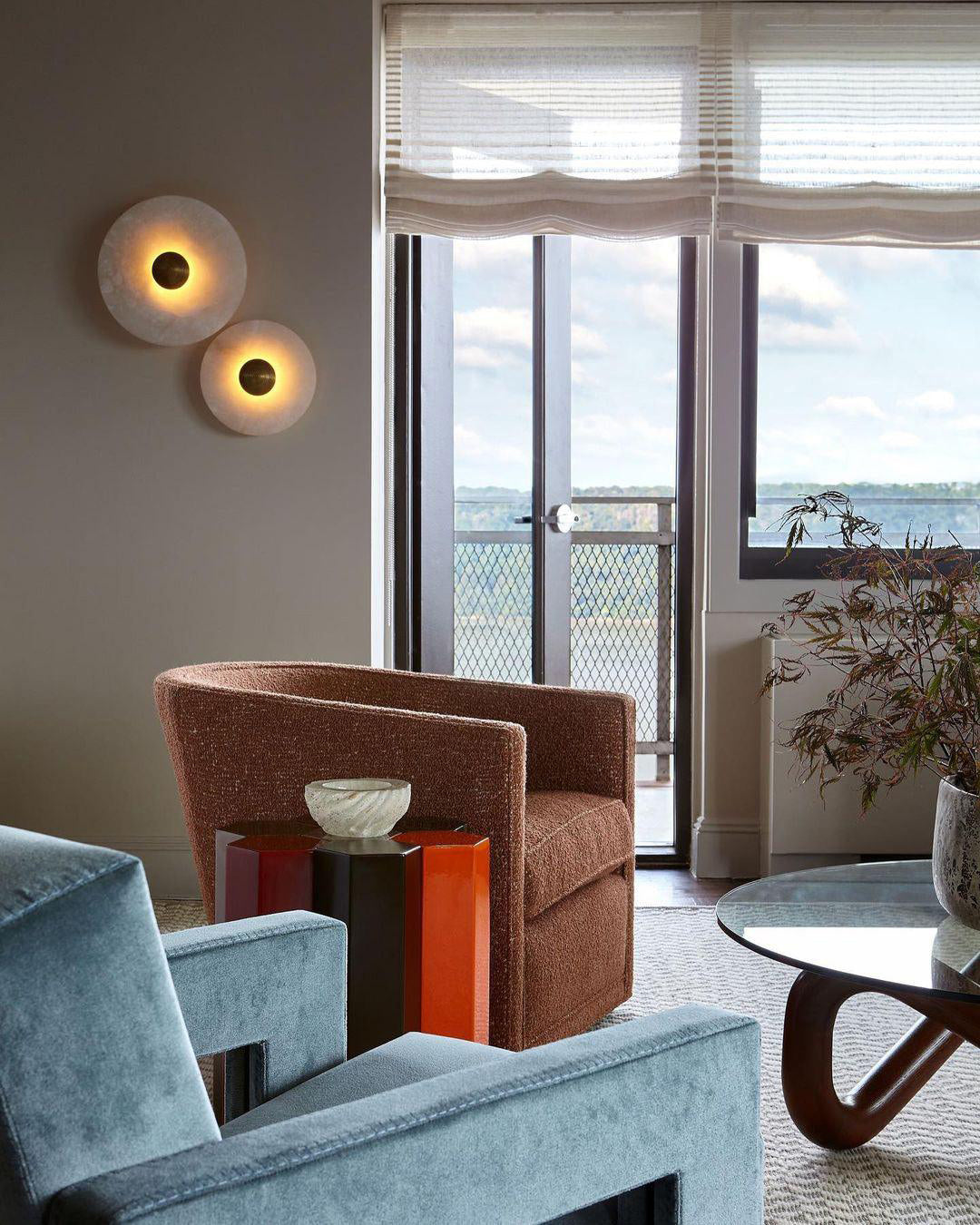 Jorliey Round Wall Light