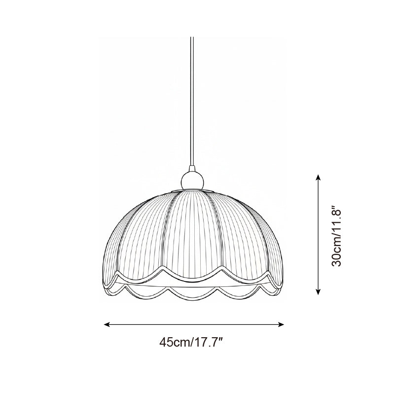 Rovean Ruffle Pendant Light