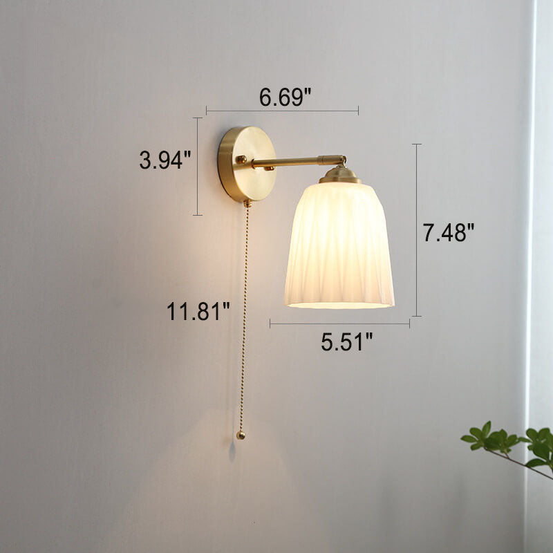 Camne Ribbed Wall Light
