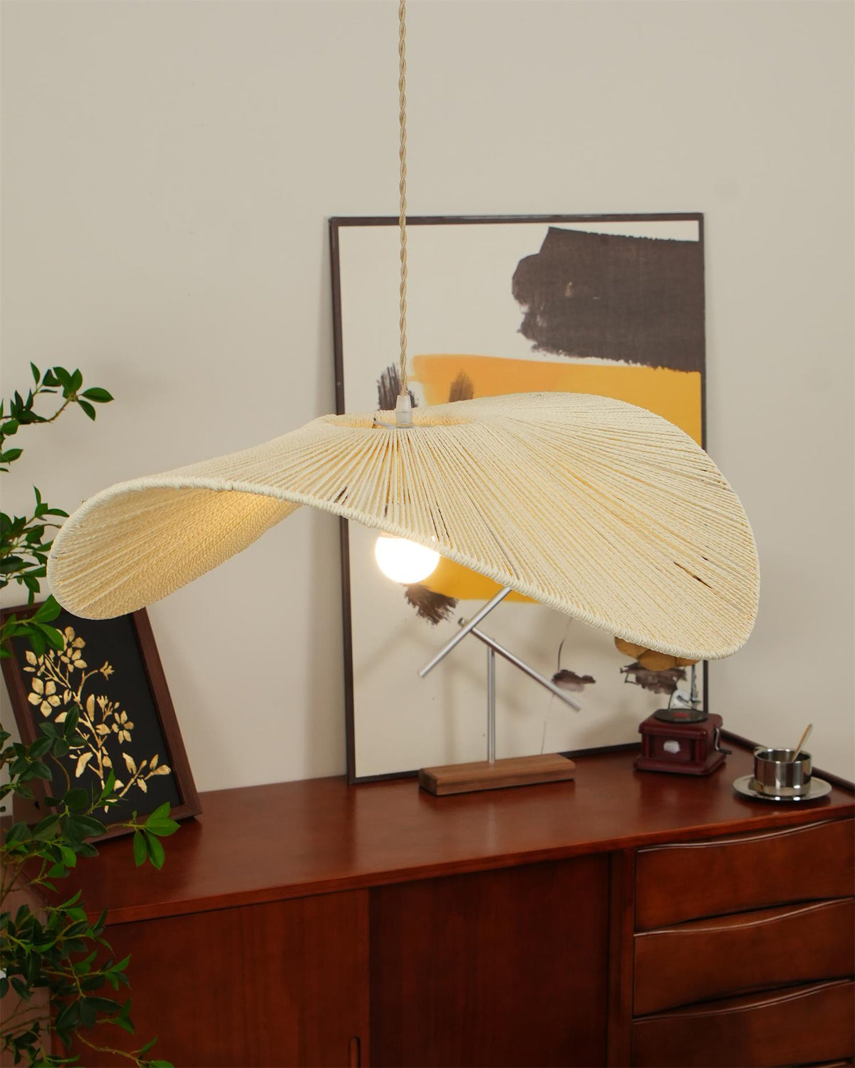 Straw Hat Pendant Light – detail 38