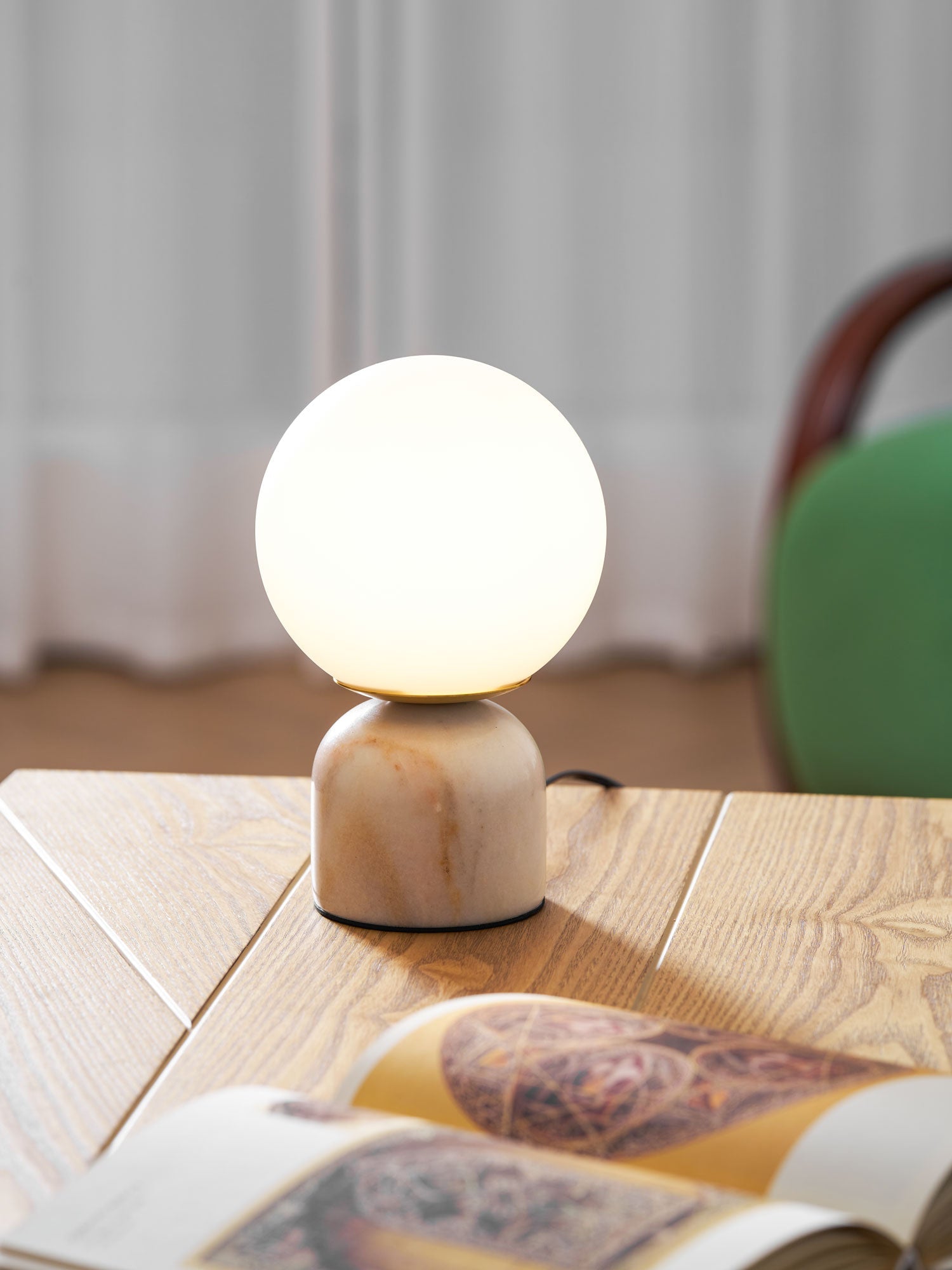 Okavo Globe Table Lamp
