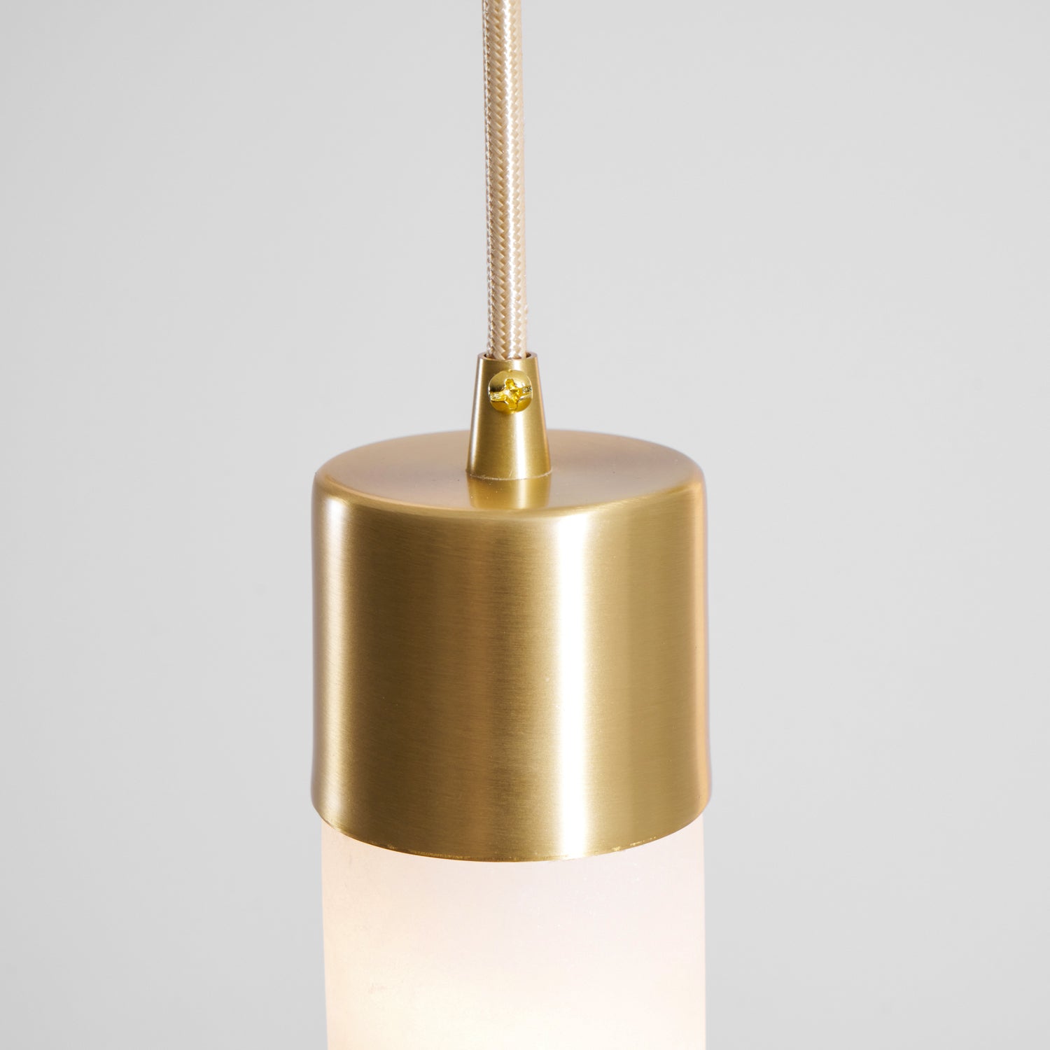 Keleyro Alabaster Tube Pendant Light