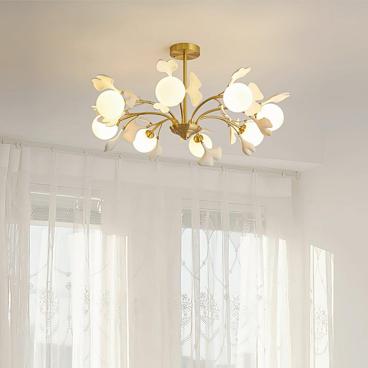 Thalassa Gingko Chandelier – detail 9