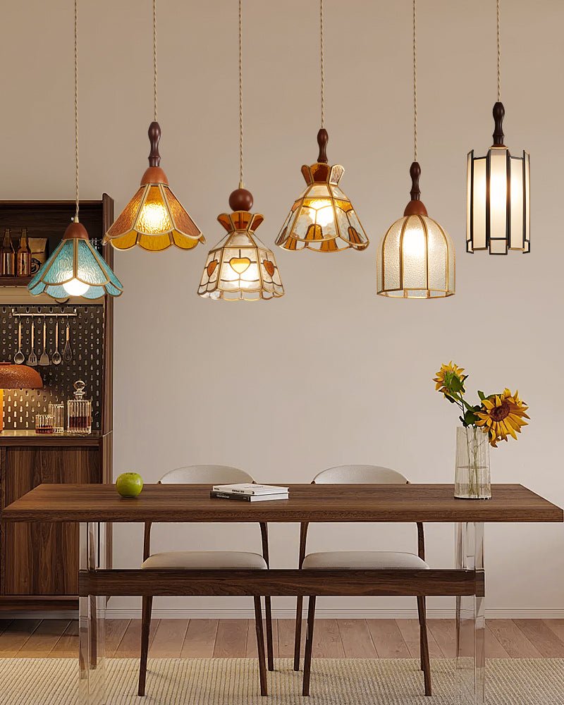 Tiffany Stained Glass Pendant Lamp – detail 16