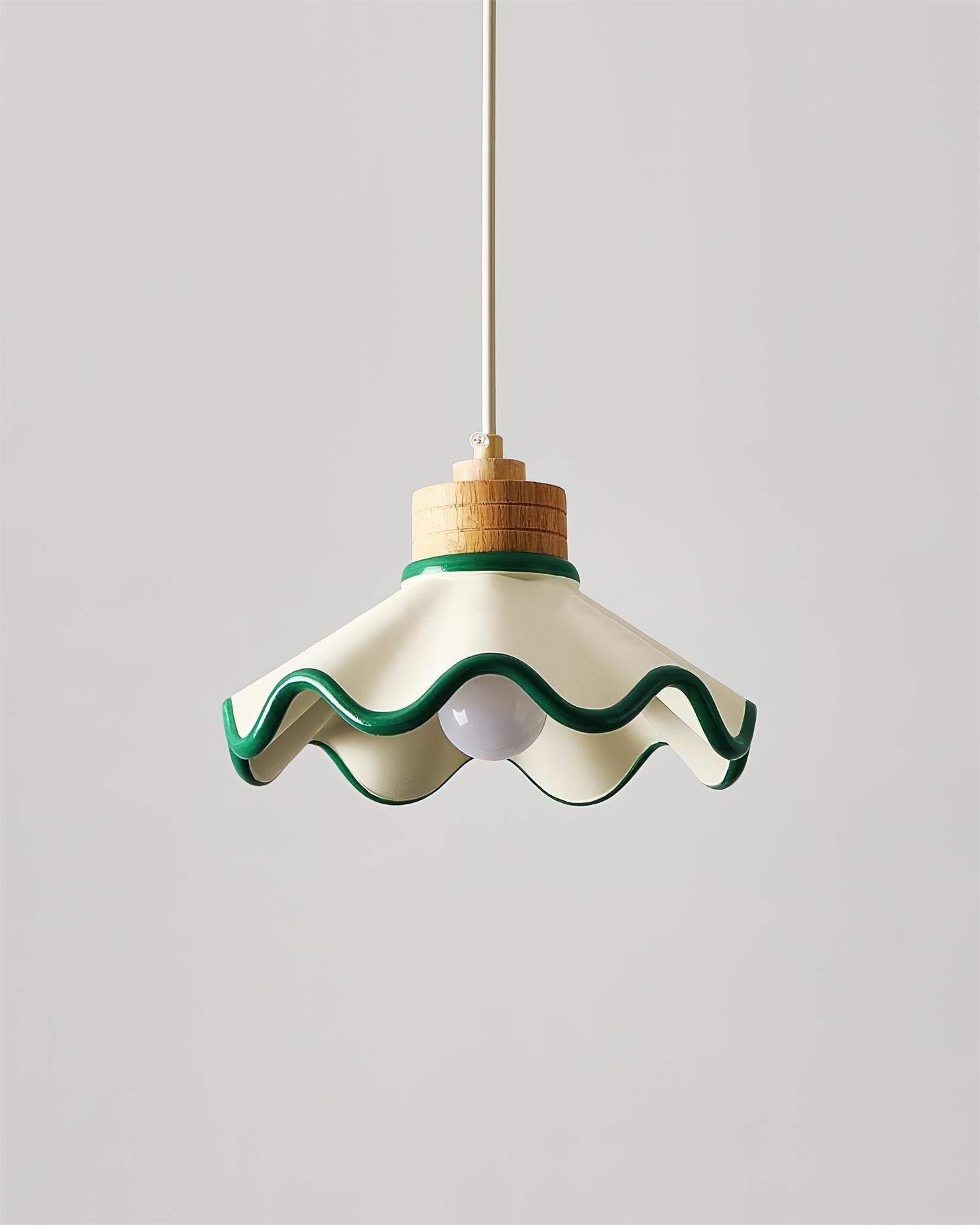 Halenoal Scalloped Pendant Light