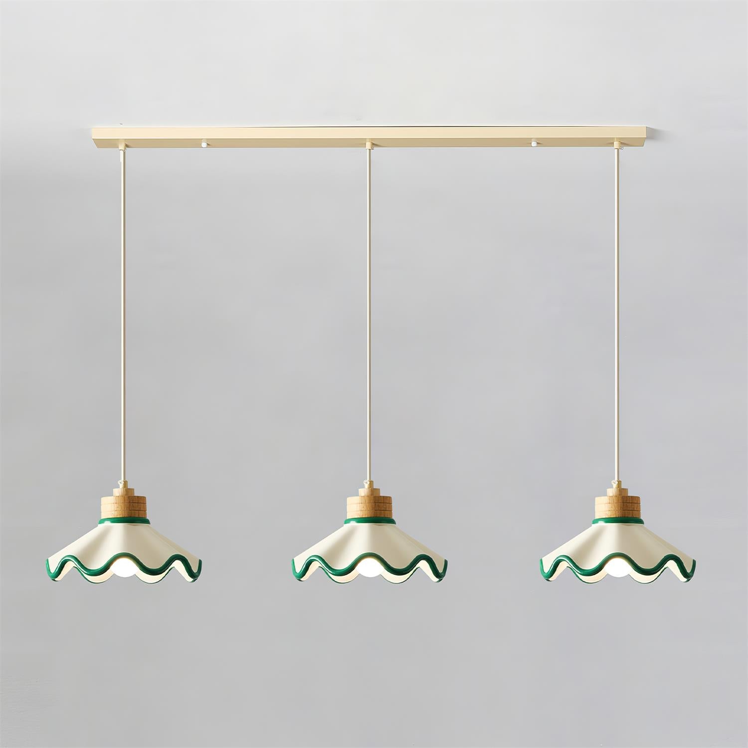 Halenoal Scalloped Pendant Light