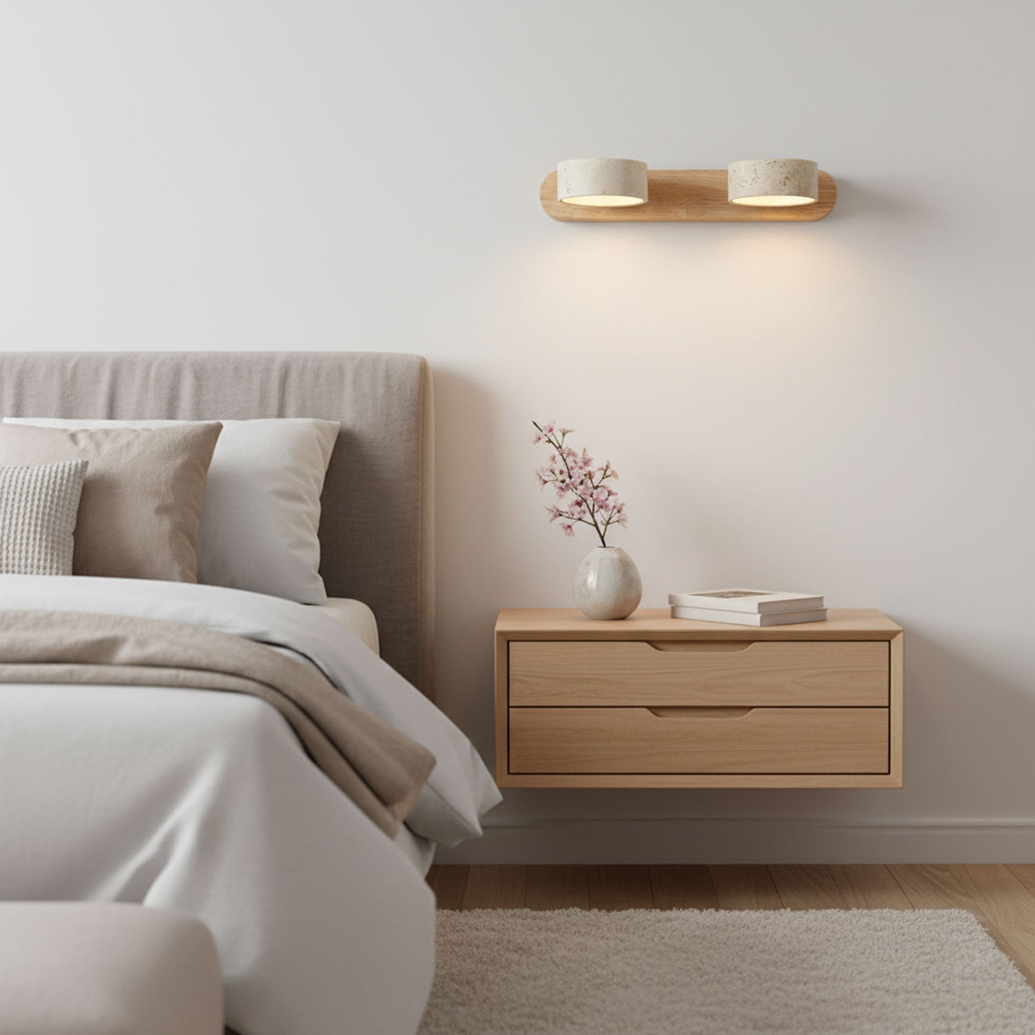 Valesco Travertine Wall Light