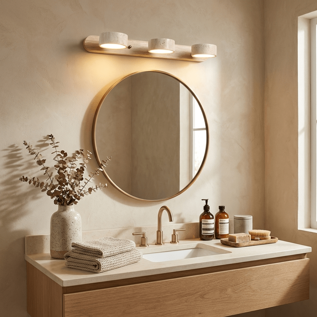 Valesco Travertine Wall Light