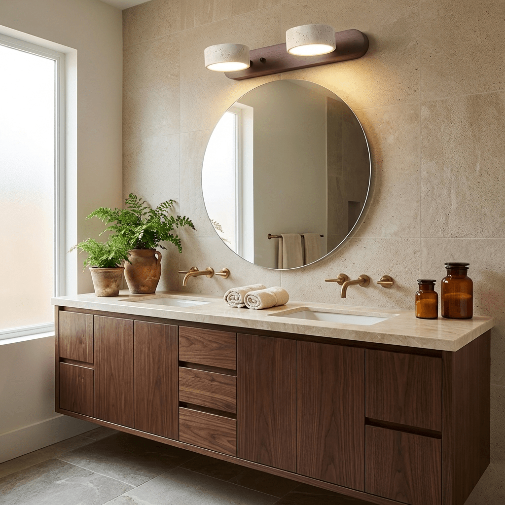 Valesco Travertine Wall Light