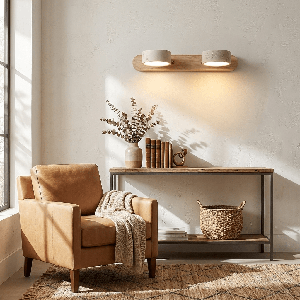 Valesco Travertine Wall Light