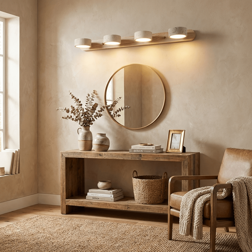 Valesco Travertine Wall Light