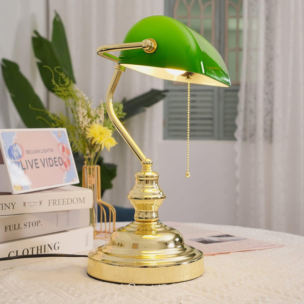 Vintage Bankers Table Lamp – detail 35