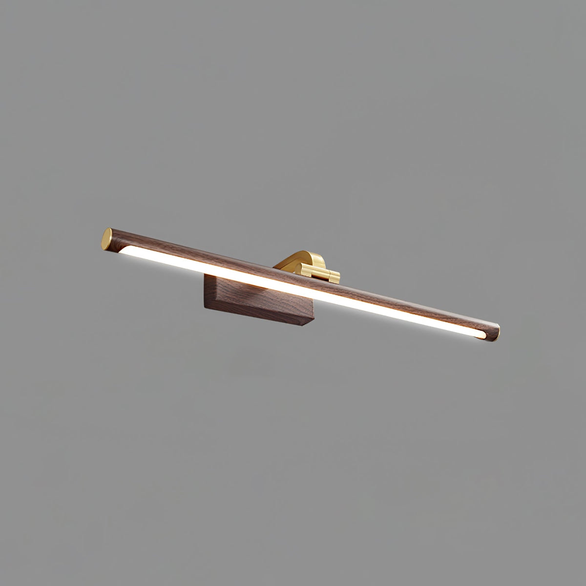Walnut Color Linear LED Wall Light – detail 26