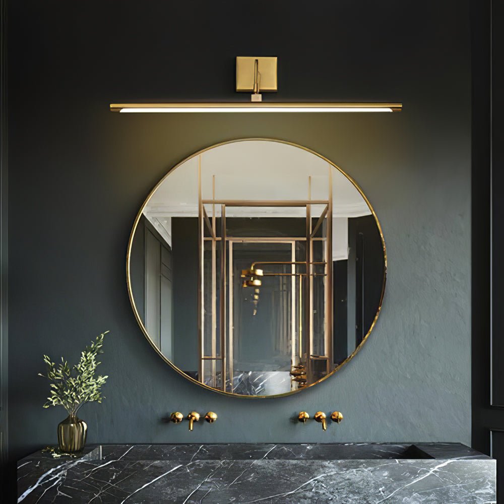 Walnut Color Linear LED Wall Light – detail 14