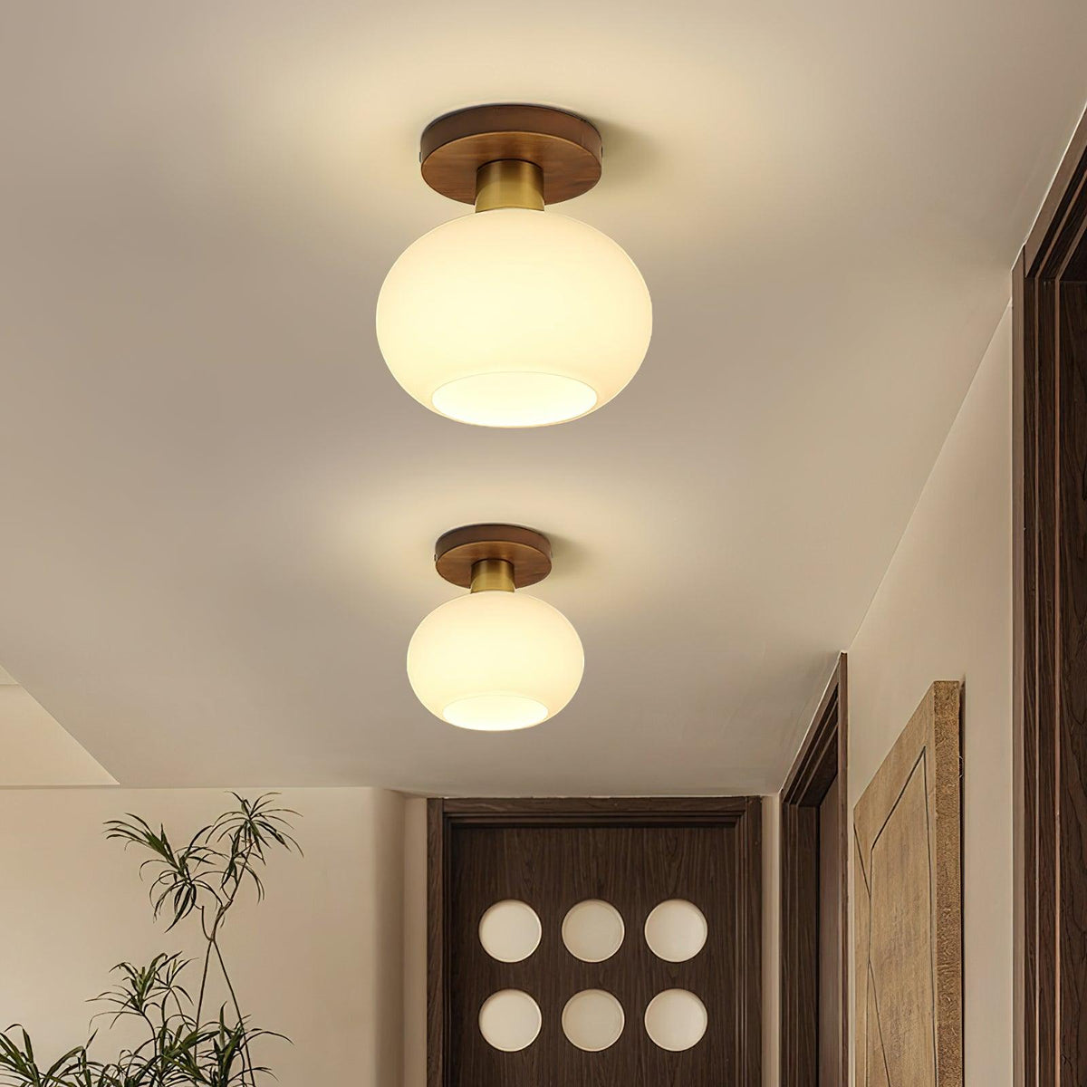 White Shell Ceiling Lamp – detail 8