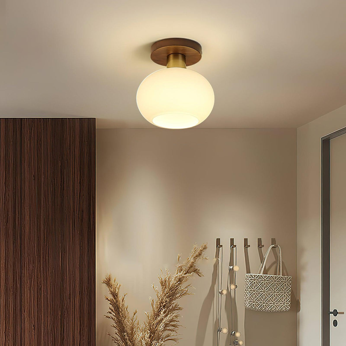 White Shell Ceiling Lamp – detail 10
