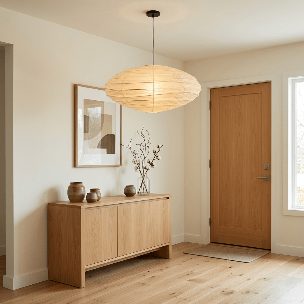 Renbay Rice Paper Pendant Light