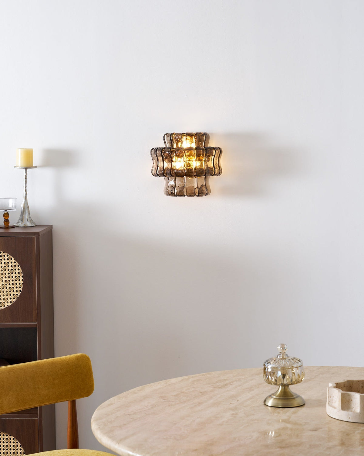 Foxle Ribbed Wall Light