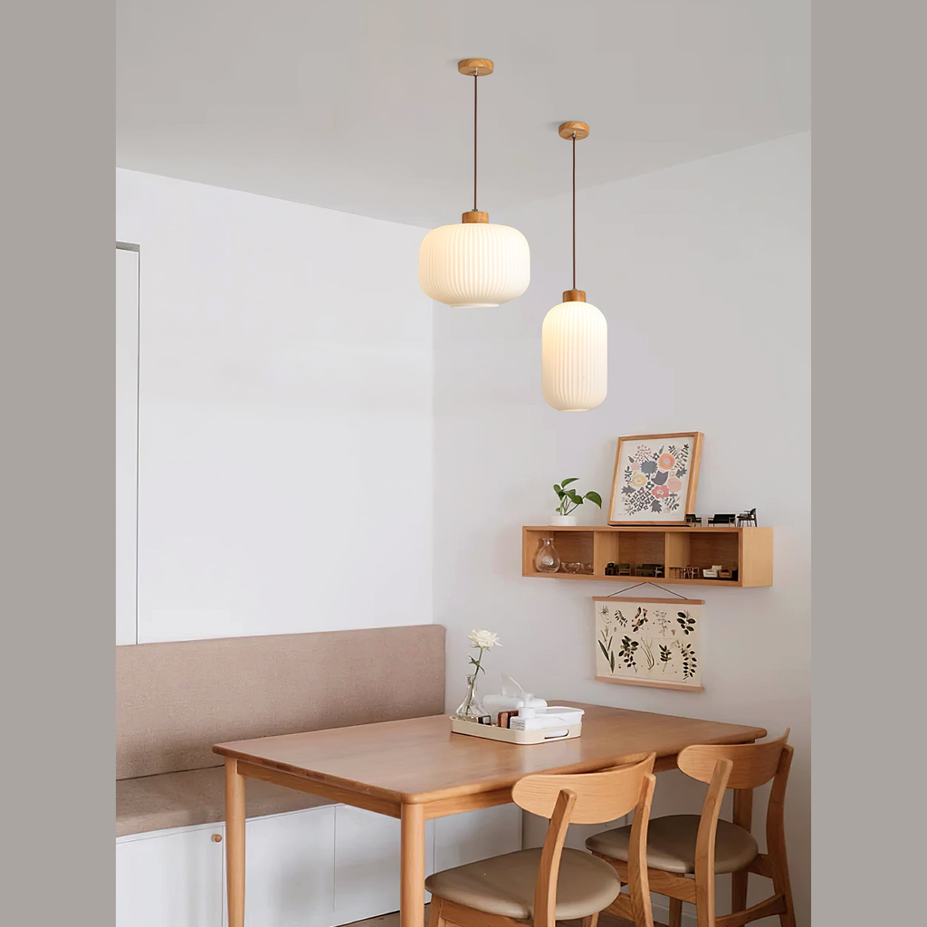 Finwyn Ribbed Pendant Light