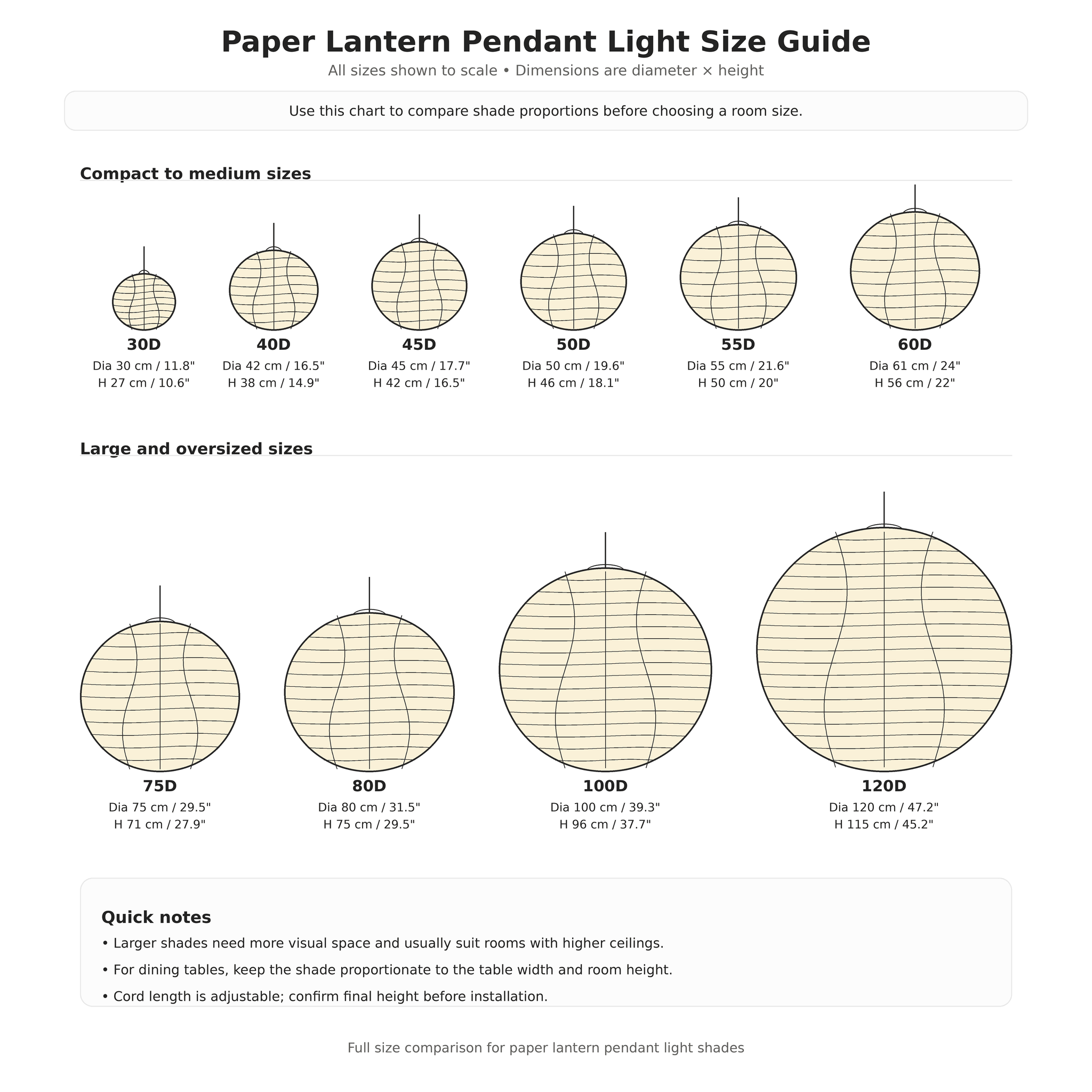 Bayleno Rice Paper  Pendant Light
