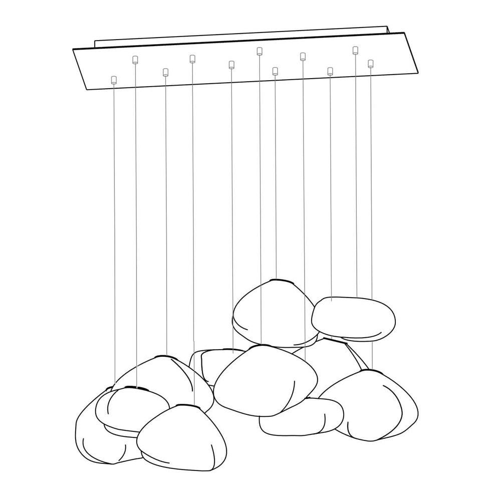 Neroera Sculptural Pendant Light