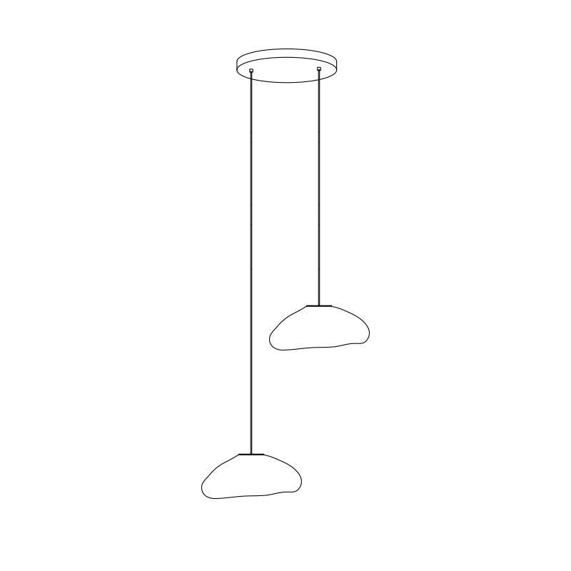 Neroera Sculptural Pendant Light