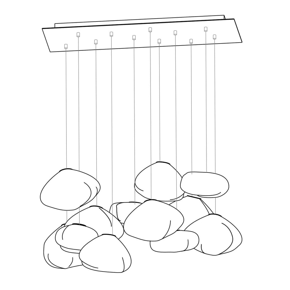 Neroera Sculptural Pendant Light