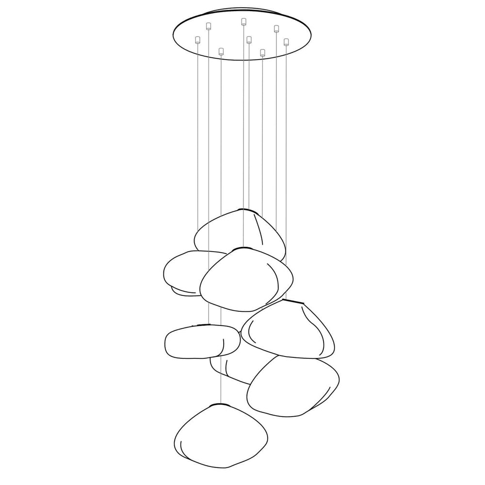 Neroera Sculptural Pendant Light