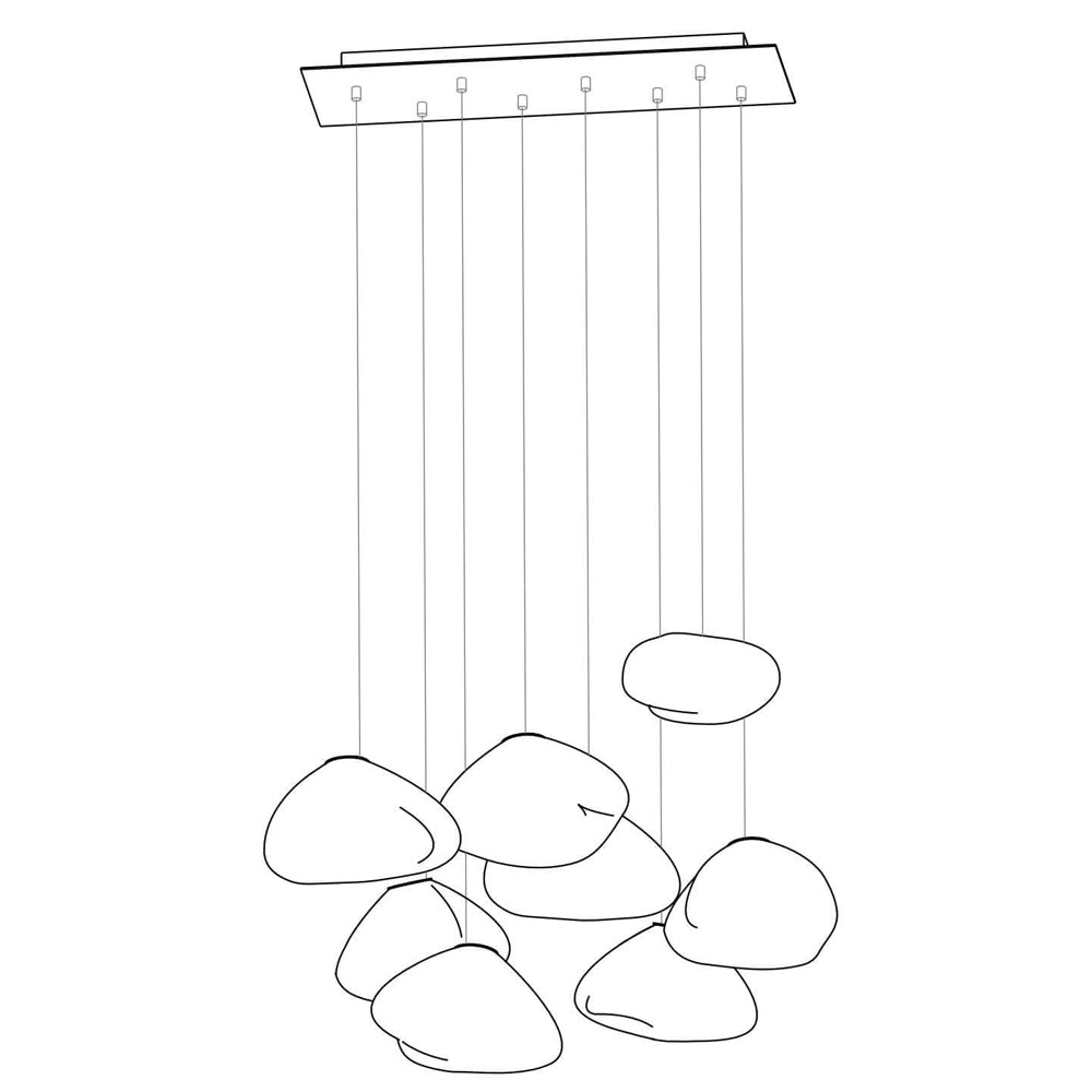 Neroera Sculptural Pendant Light
