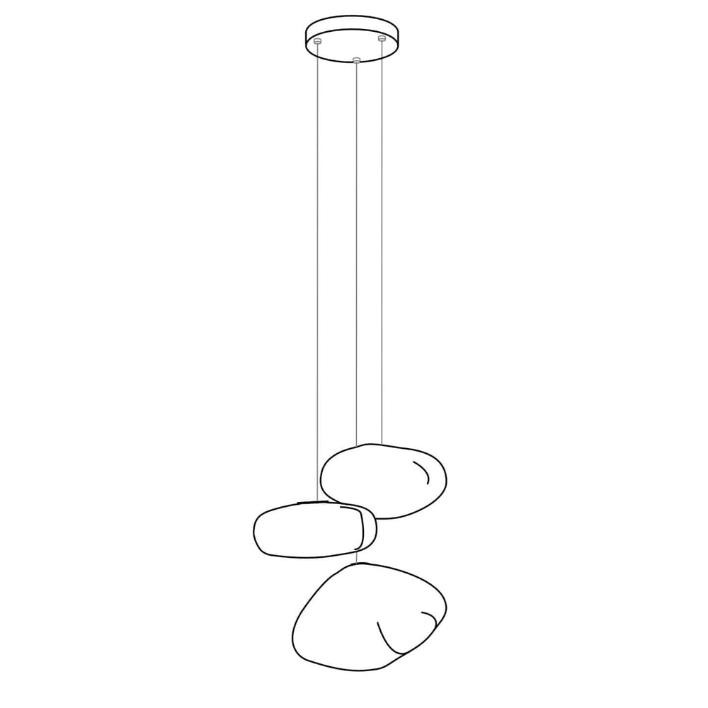 Neroera Sculptural Pendant Light