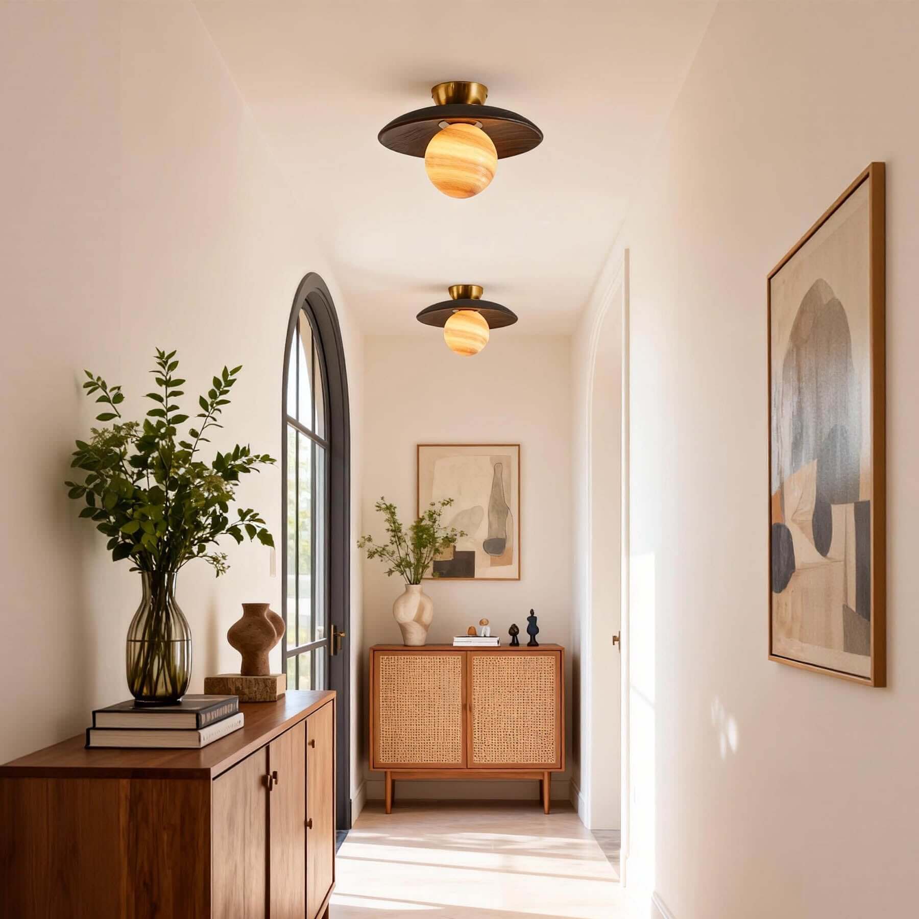 Rivey Round Ceiling Light