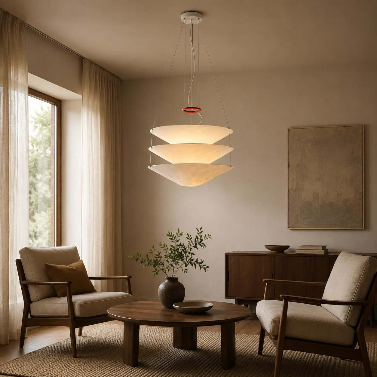 Zanio Round Pendant Light