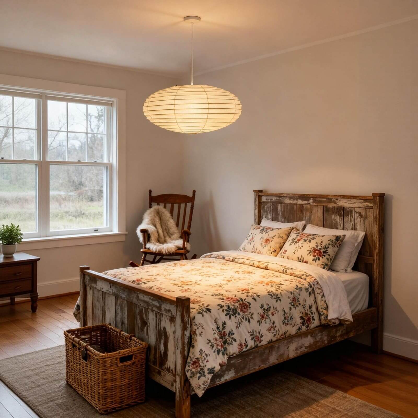 Renbay Rice Paper Pendant Light